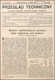 Przegląd Techniczny 1930 nr 31-32