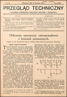 Przegląd Techniczny 1930 nr 46