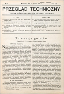 Przegląd Techniczny 1931 nr 2