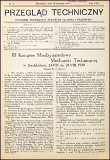 Przegląd Techniczny 1931 nr 4