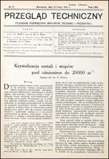 Przegląd Techniczny 1931 nr 8