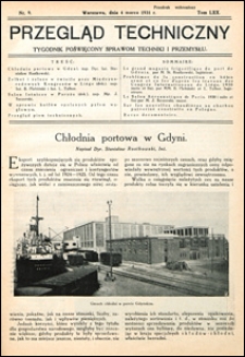 Przegląd Techniczny 1931 nr 9
