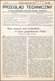Przegląd Techniczny 1931 nr 12