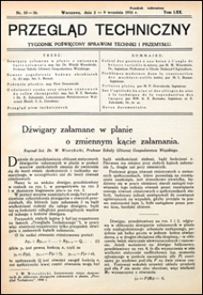 Przegląd Techniczny 1931 nr 35-36