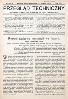 Przegląd Techniczny 1931 nr 43-44