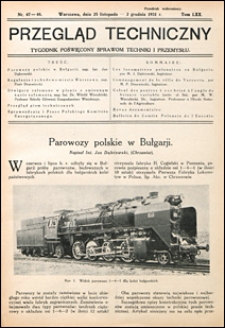 Przegląd Techniczny 1931 nr 47-48