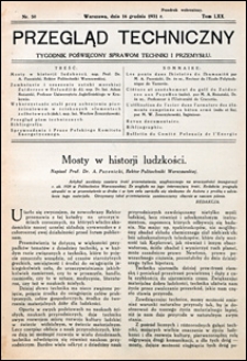 Przegląd Techniczny 1931 nr 50