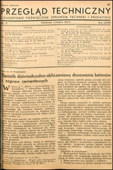 Przegląd Techniczny 1935 nr 5