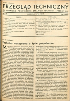 Przegląd Techniczny 1935 nr 15