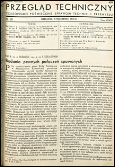 Przegląd Techniczny 1935 nr 20