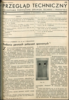 Przegląd Techniczny 1935 nr 21
