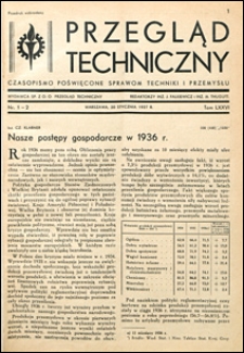 Przegląd Techniczny 1937 nr 1-2