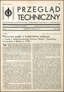 Przegląd Techniczny 1937 nr 3