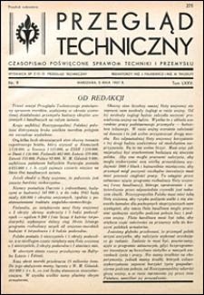 Przegląd Techniczny 1937 nr 9