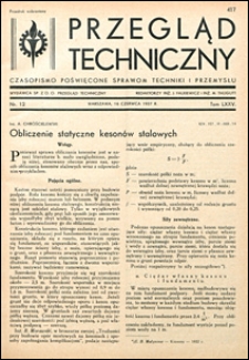 Przegląd Techniczny 1937 nr 12