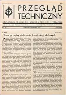 Przegląd Techniczny 1937 nr 26