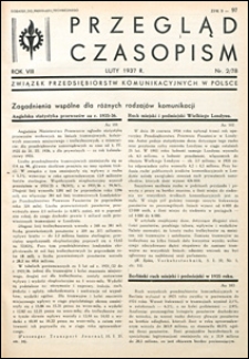 Przegląd Czasopism 1937 nr 2