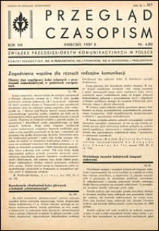 Przegląd Czasopism 1937 nr 4