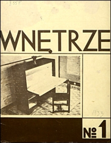 Wnętrze 1931 nr 1