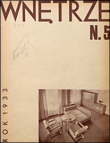 Wnętrze 1933 nr 5