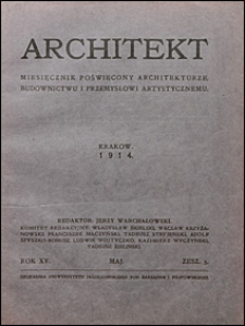Architekt 1914 nr 5