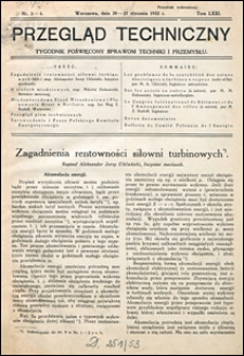 Przegląd Techniczny 1932 nr 3-4