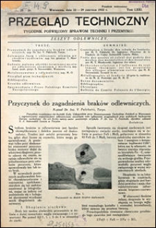 Przegląd Techniczny 1932 nr 25-26