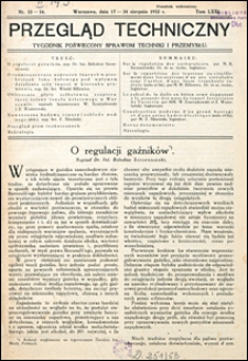 Przegląd Techniczny 1932 nr 33-34