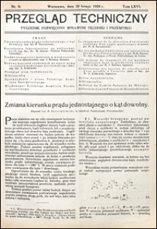 Przegląd Techniczny 1928 nr 9