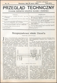 Przegląd Techniczny 1928 nr 13