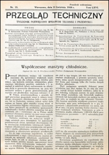 Przegląd Techniczny 1928 nr 15