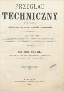 Przegląd Techniczny 1903 nr 1