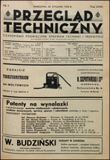 Przegląd Techniczny 1934 nr 2