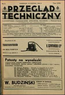 Przegląd Techniczny 1934 nr 8