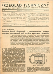 Przegląd Techniczny 1934 nr 22