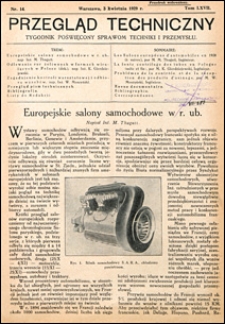 Przegląd Techniczny 1929 nr 14