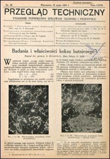 Przegląd Techniczny 1929 nr 20
