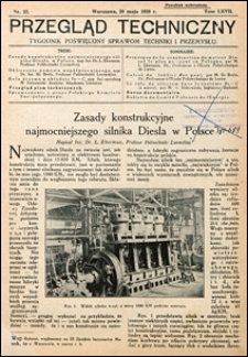 Przegląd Techniczny 1929 nr 22