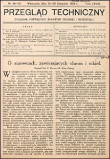 Przegląd Techniczny 1929 nr 46-47