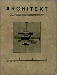Architekt 1926 nr 5