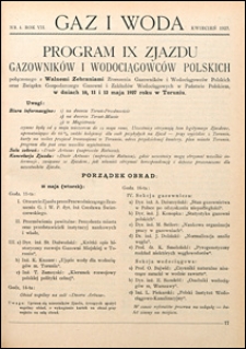 Gaz i Woda 1927 nr 4