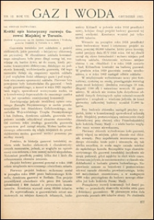 Gaz i Woda 1927 nr 12