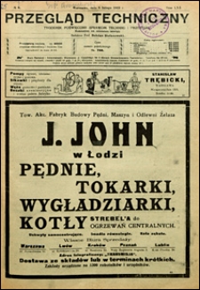 Przegląd Techniczny 1923 nr 6