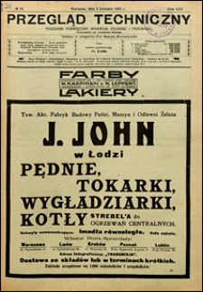 Przegląd Techniczny 1923 nr 14