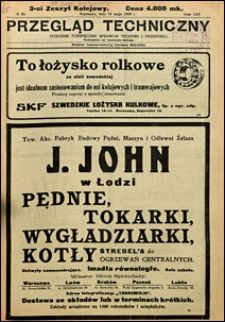 Przegląd Techniczny 1923 nr 20