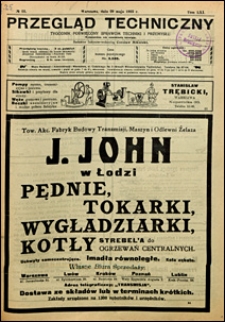 Przegląd Techniczny 1923 nr 22