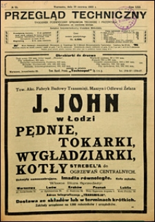 Przegląd Techniczny 1923 nr 25