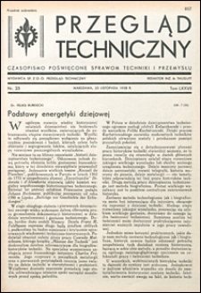 Przegląd Techniczny 1938 nr 23