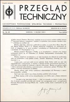 Przegląd Techniczny 1938 nr 24-25