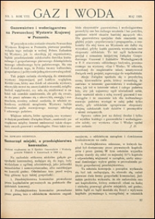 Gaz i Woda 1928 nr 5
